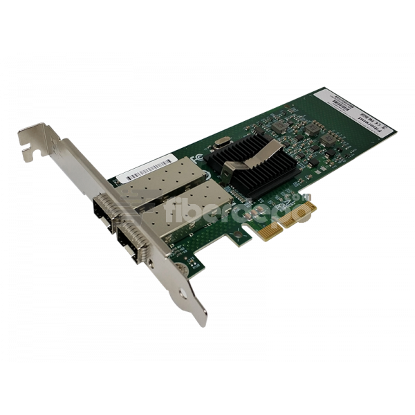 Fiberend 1G SFP 2-port PCIe with Intel 82576