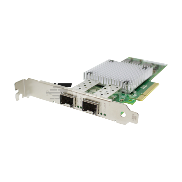 Fiberend 10G SFP+ 2-port PCIe with Broadcom BCM57810S front-view