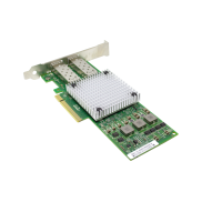 Fiberend 10G SFP+ 2-port PCIe with Broadcom BCM57810S back-view