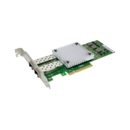 Fiberend 10G SFP+ 2-port PCIe with Broadcom BCM57810S side-view