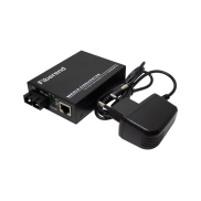 Fiberend Dual SC 10/100/1000-Base Fiber Media Converter eu-plug